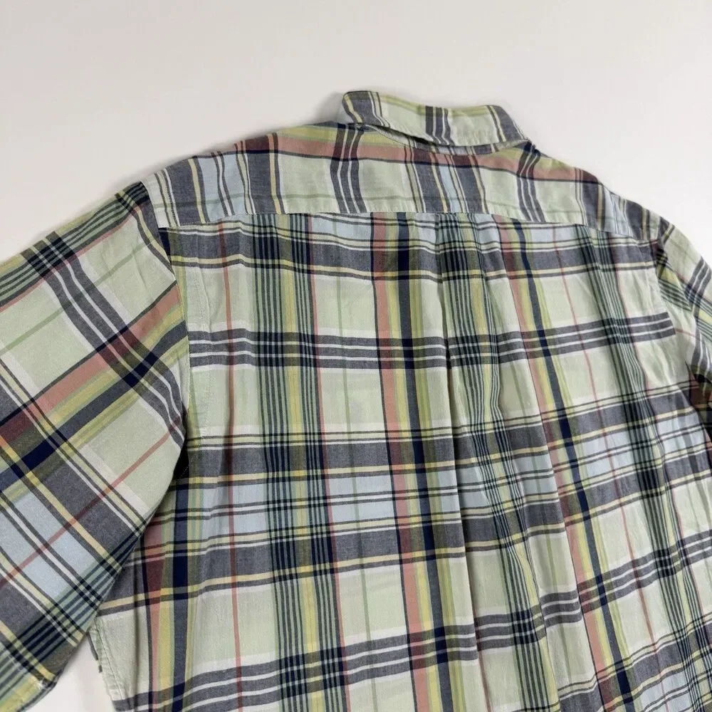 Polo Ralph Lauren Boys L 14-16 Classic Fit Plaid Short Sleeve Shirt